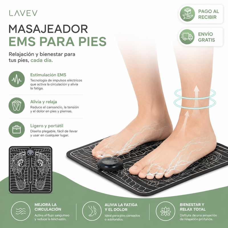 MASAJEADOR DE PIES EMS