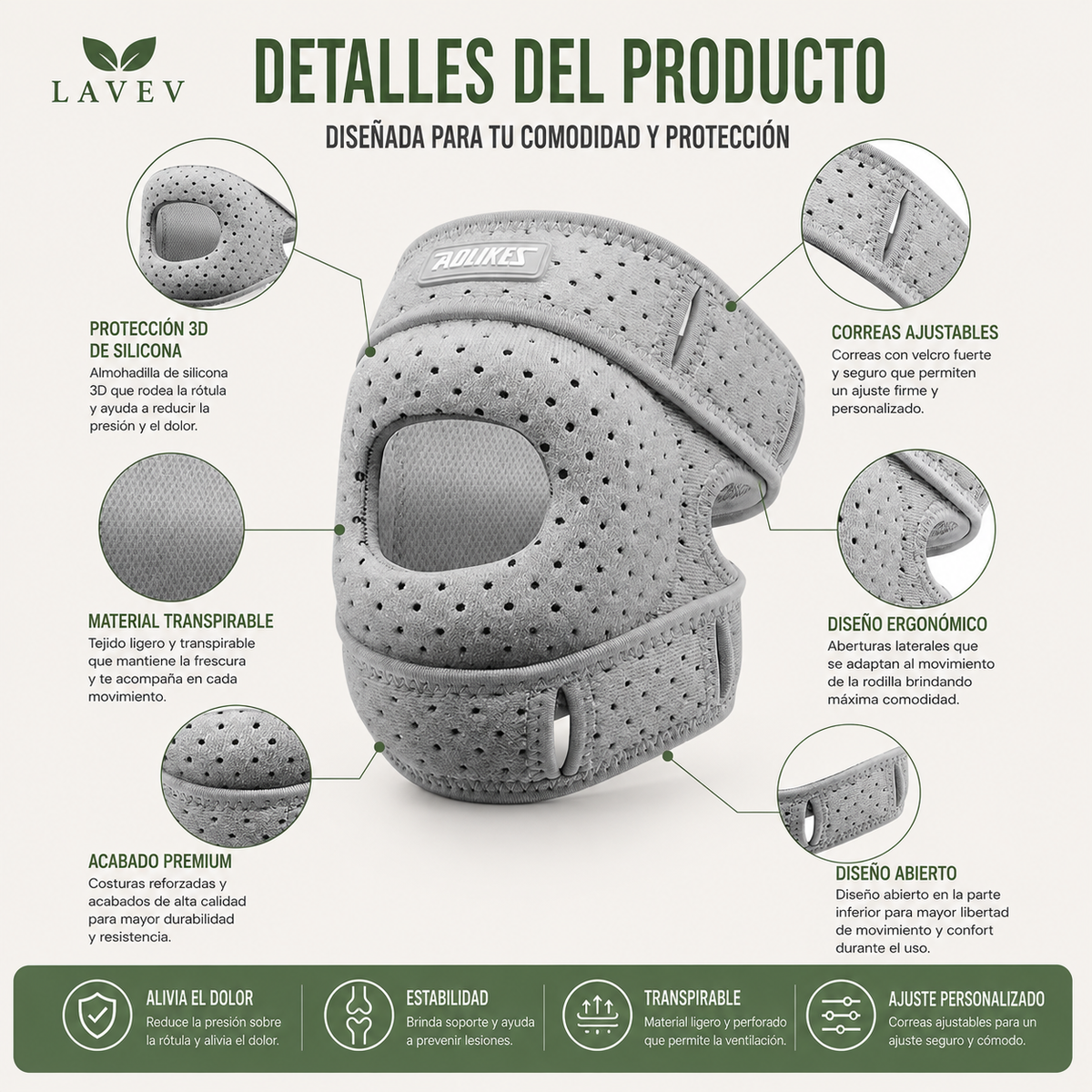 RODILLERA ESTABILIZADORA DE RÓTULA