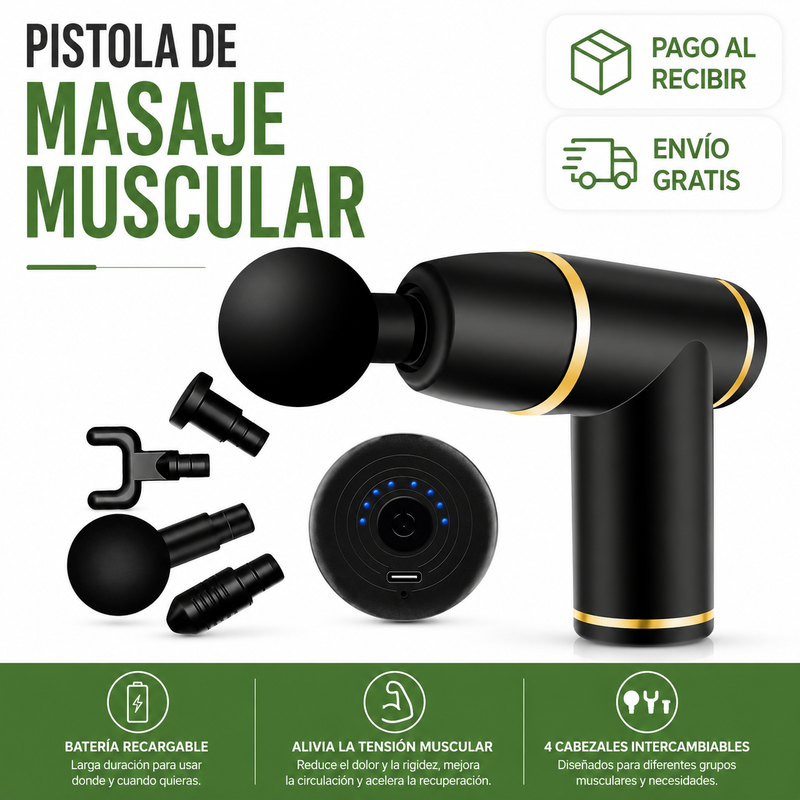 PISTOLA DE MASAJE
