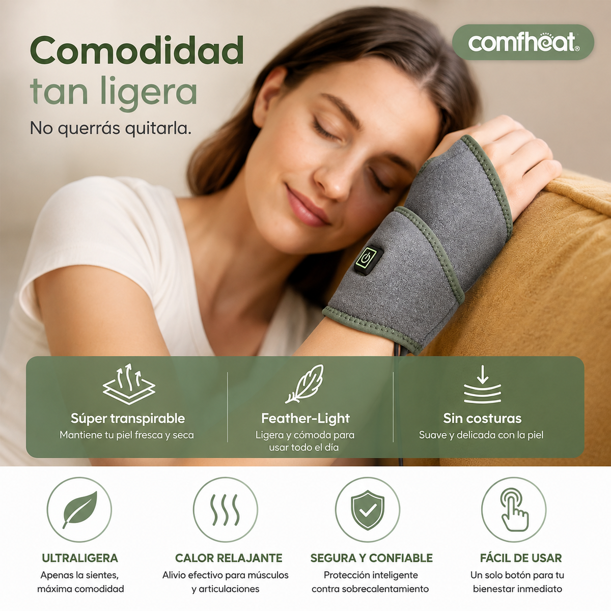 ALMOHADILLA TÉRMICA PARA MUÑECAS Y TOBILLOS