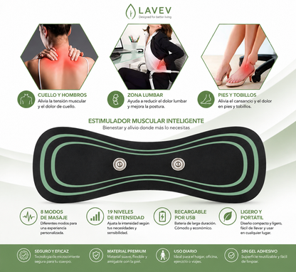 ALMOHADILLA DE REPUESTO PARA MASAJEADOR CERVICAL