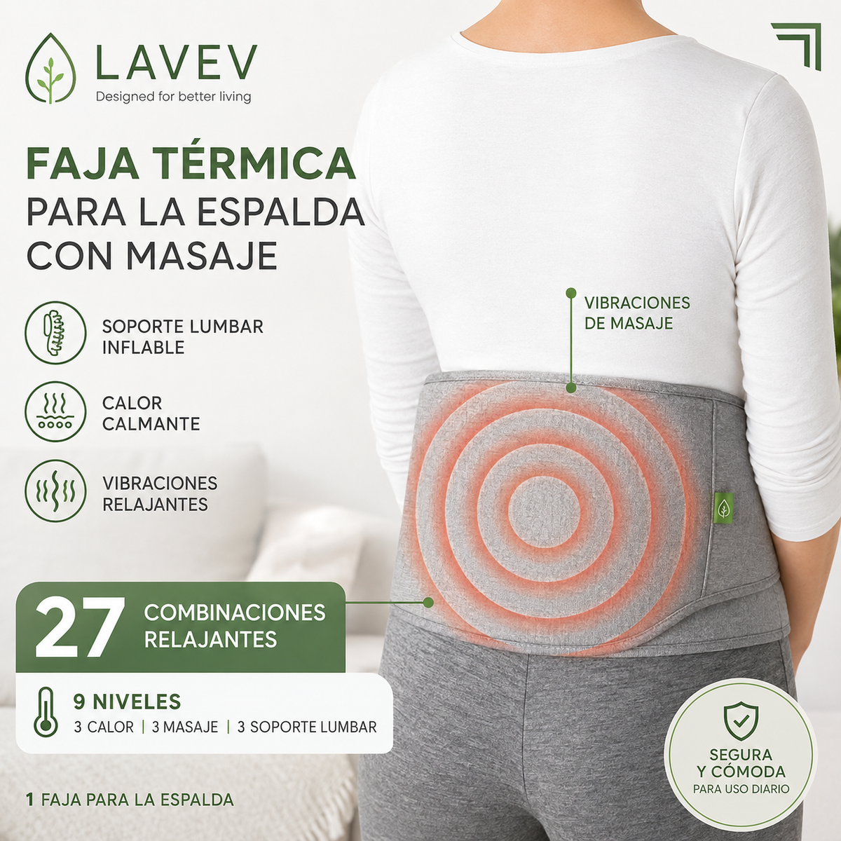 ALMOHADILLA ORTOPÉDICA VIBRATORIA