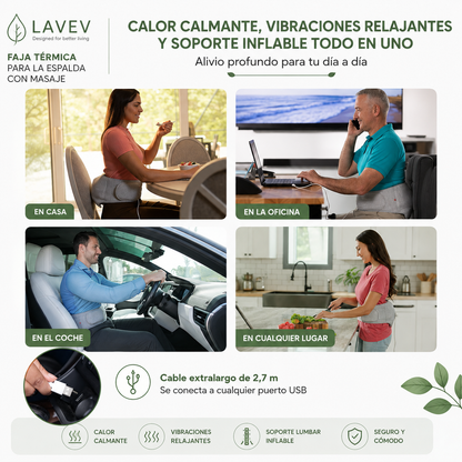 ALMOHADILLA ORTOPÉDICA VIBRATORIA