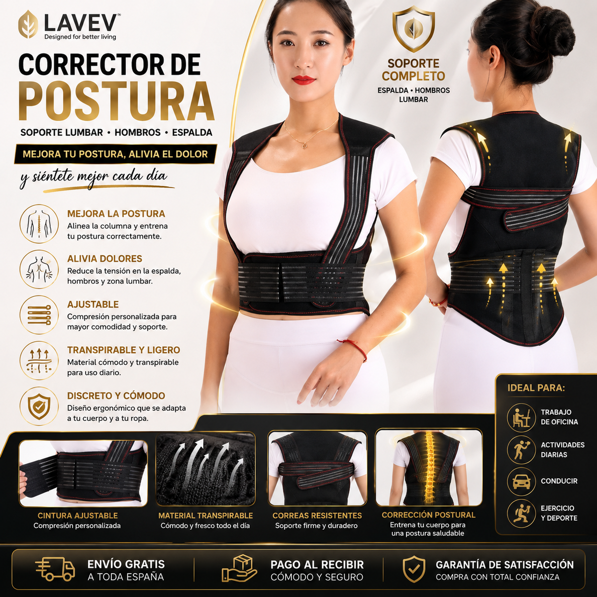 CHALECO AUTOCALENTABLE UNISEX