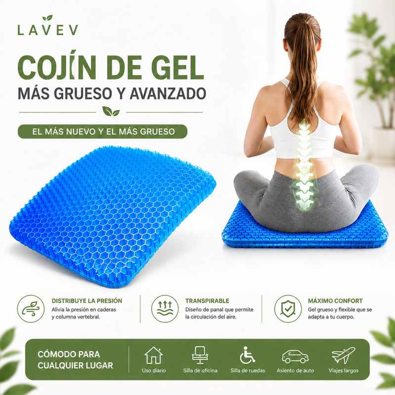 COJÍN ERGONÓMICO DE GEL