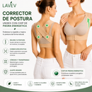 CORRECTOR DE POSTURA UNISEX CON CHIP DE PIEDRA ENERGETICA