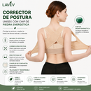 CORRECTOR DE POSTURA UNISEX CON CHIP DE PIEDRA ENERGETICA
