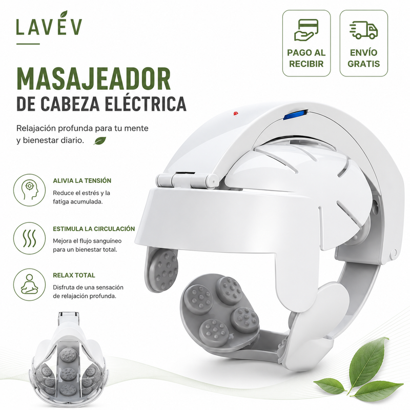 MASAJEADOR DE CABEZA ELÉTRCTRICA