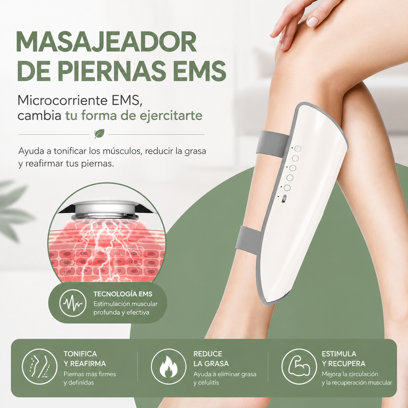 MASAJEADOR DE PIERNAS ELÉCTRICO CON CALOR